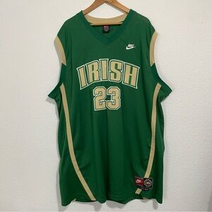 Nike Irish James 23 Green Team Jersey Men’s 3X